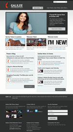 Black Church Website Template Theme Screenshot